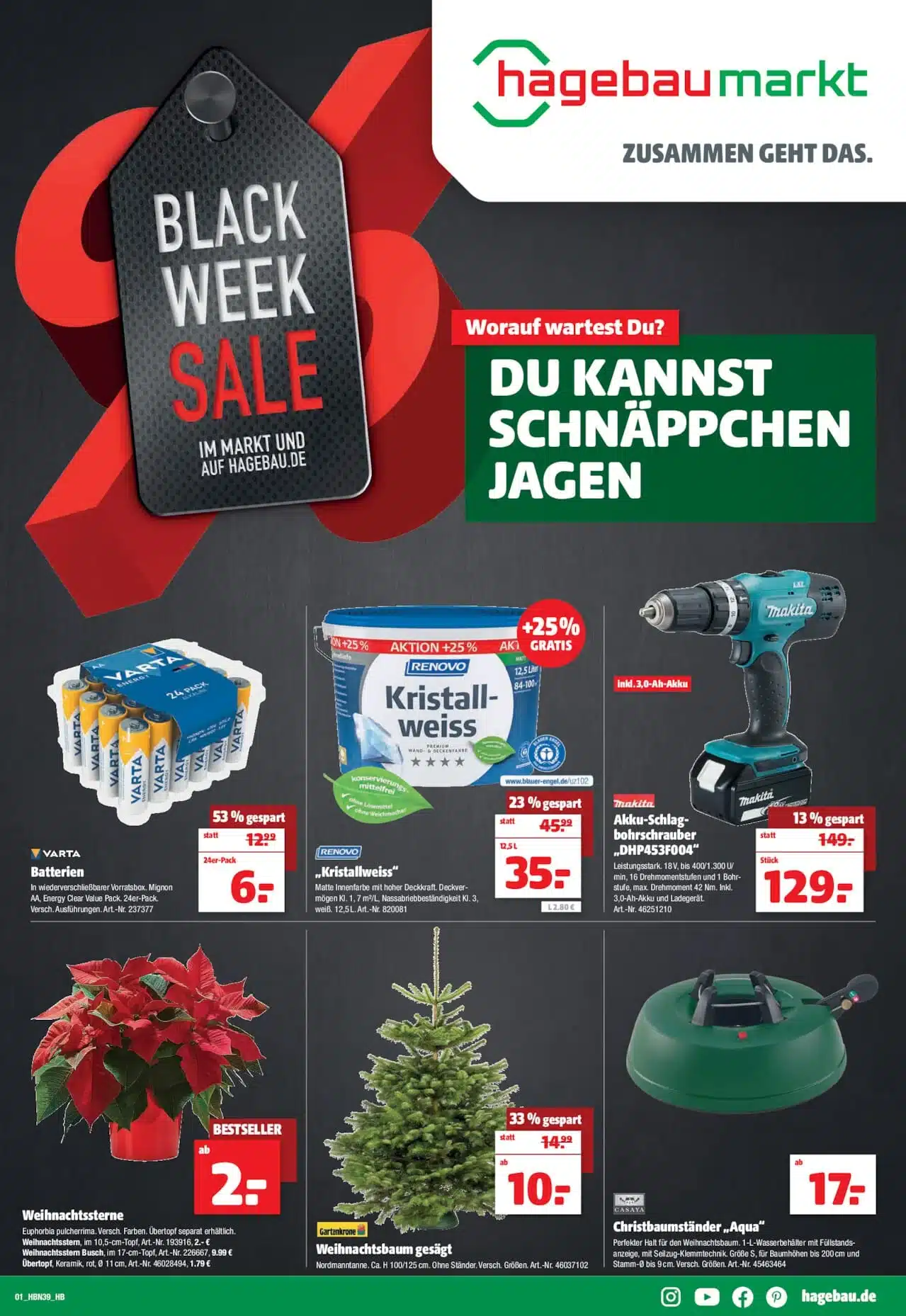 Black Friday Baumarkt