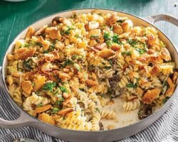 Thunfischauflauf mit Mais-Fusilli und fettarmer Milch