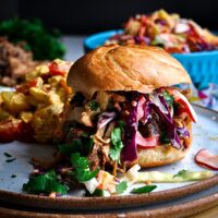 Ananas-Pulled-Pork-Slider
