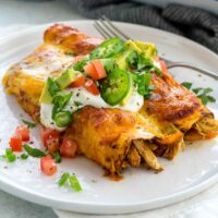 Enchiladas mit Rotisserie-Hähnchen