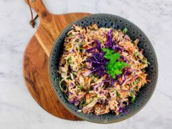 Herzhafter Speck Kohlsalat