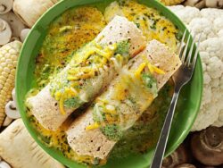 Käse-Mais-Enchiladas