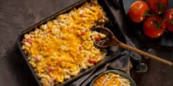 Überbackene Macaroni Mit Gerösteten Tomate