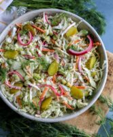 Pikante Gurken Coleslaw Rezept