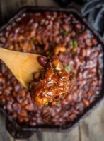 Herzhafte Pulled Pork Baked Beans