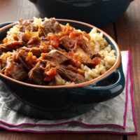 Würziger Slow Cooker Rinderbraten