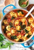 Herzhaftes Tortellini-Rindfleisch-Eintopf Rezept
