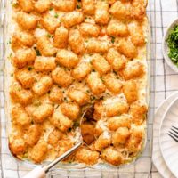 Hühnchen-Potato Tot Auflauf