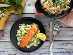 Geräucherter Lachs-Risotto-Delight