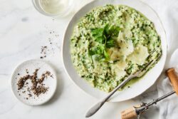 Gegrilltes Zitronen-Brokkoli-Rabe-Risotto