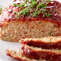 Herzhaftes Truthahn-Lauch-Fleischbrot