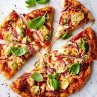 Vegane Pizza