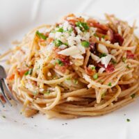 Ahorn-Bacon-Carbonara