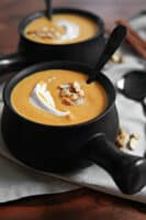 Cremige Geröstete Kürbissuppe