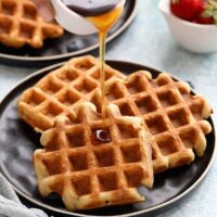 Honig-Haferwaffeln