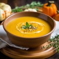 Kürbis-Chipotle-Fusionssuppe