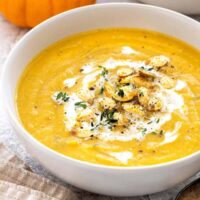 Samtige Kürbiscremesuppe