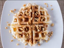 Leichte Reiswaffeln