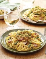 Spargel Carbonara