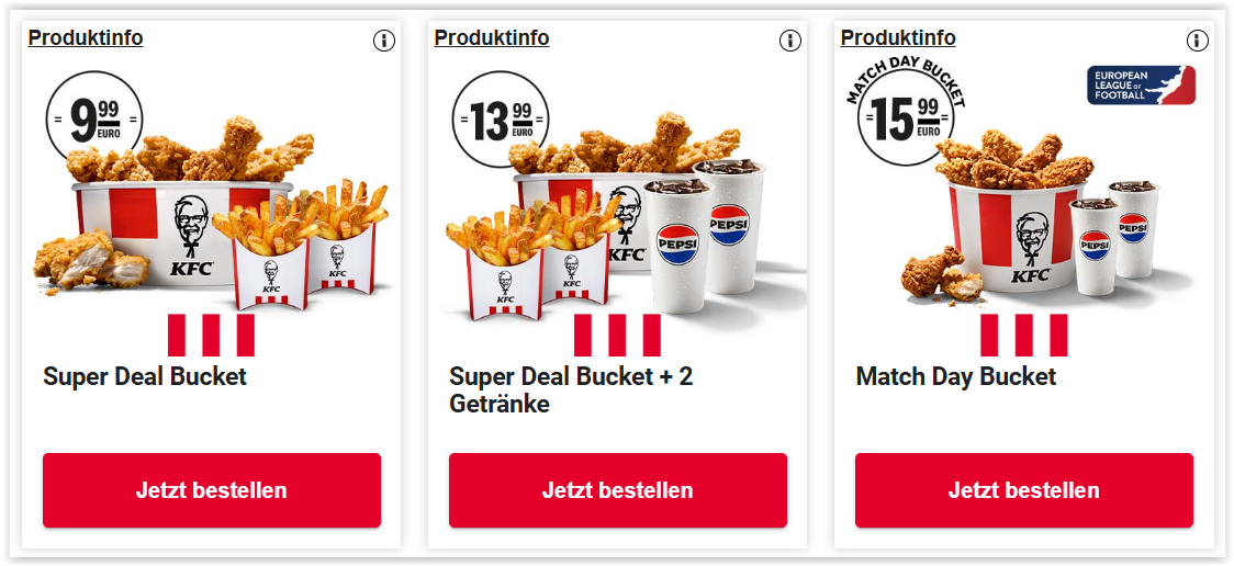 Aktuelle KFC Gutscheine & Aktionen gültig bis 21.12.2025
