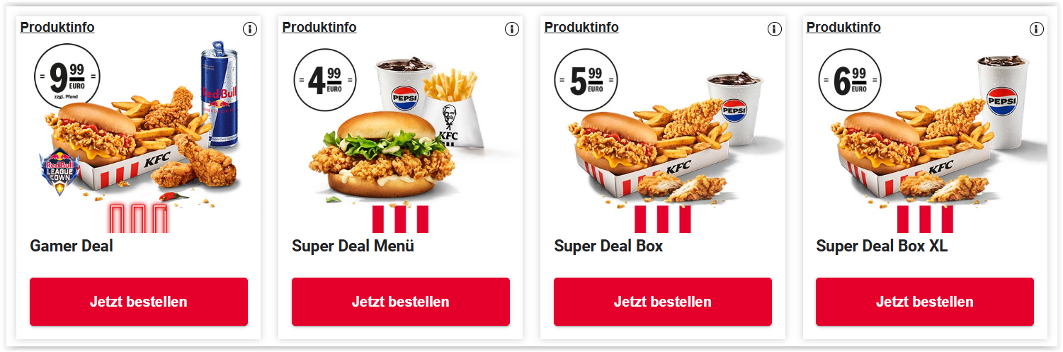 Aktuelle KFC Gutscheine & Aktionen gültig bis 21.12.2025
