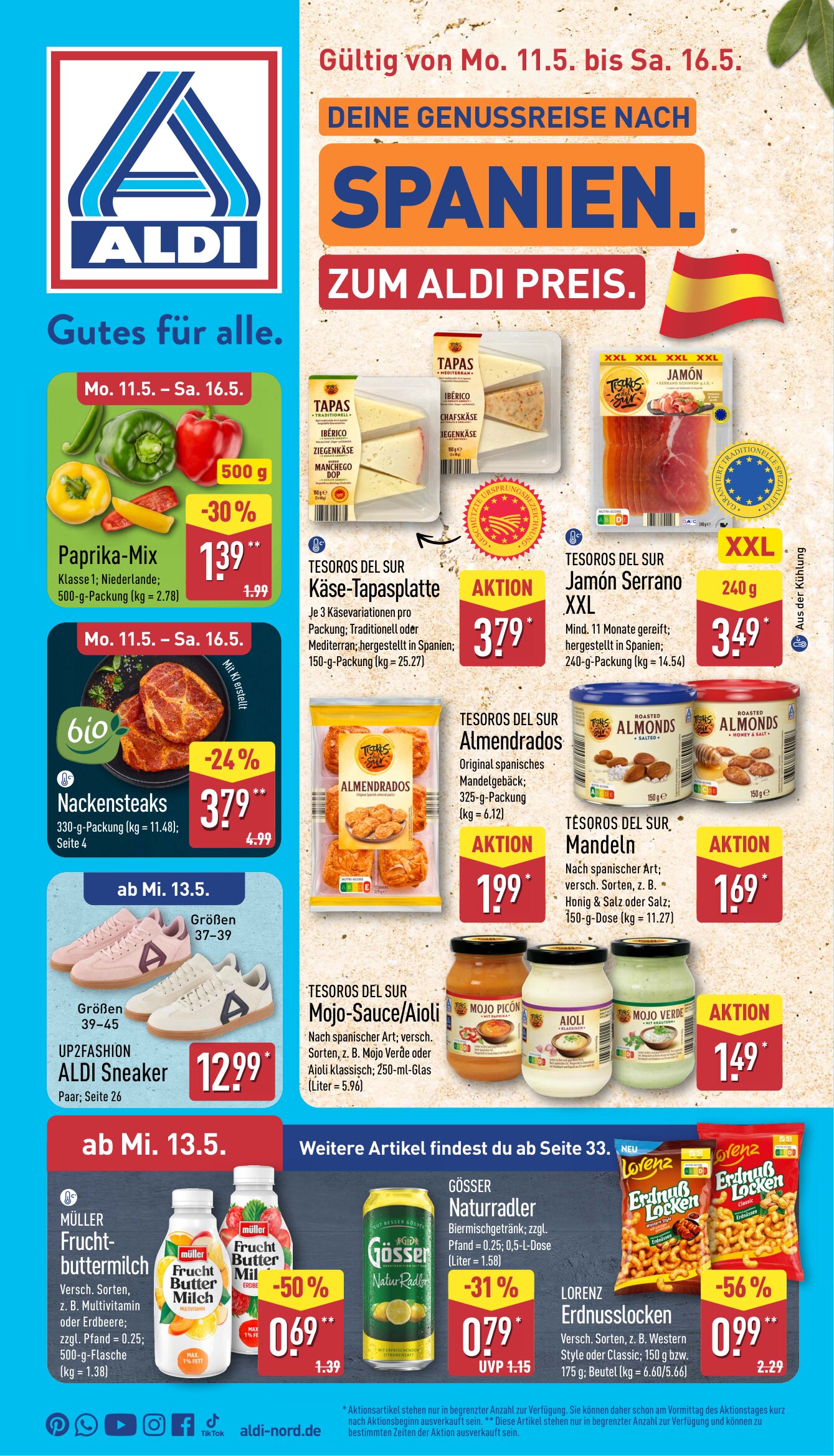 ALDI Nord angebote 11.05.2026