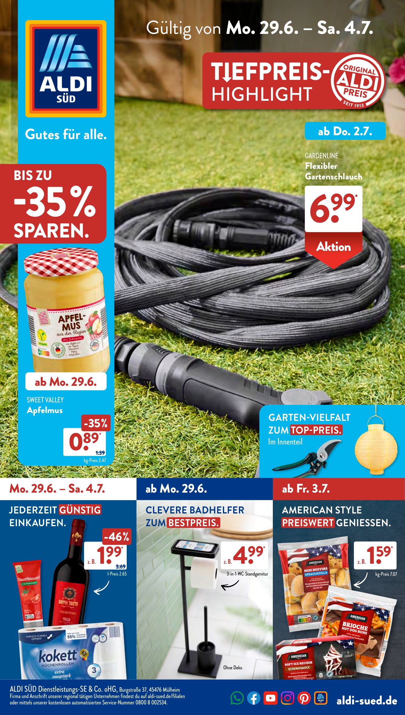 ALDI SÜD angebote 29.06.2026