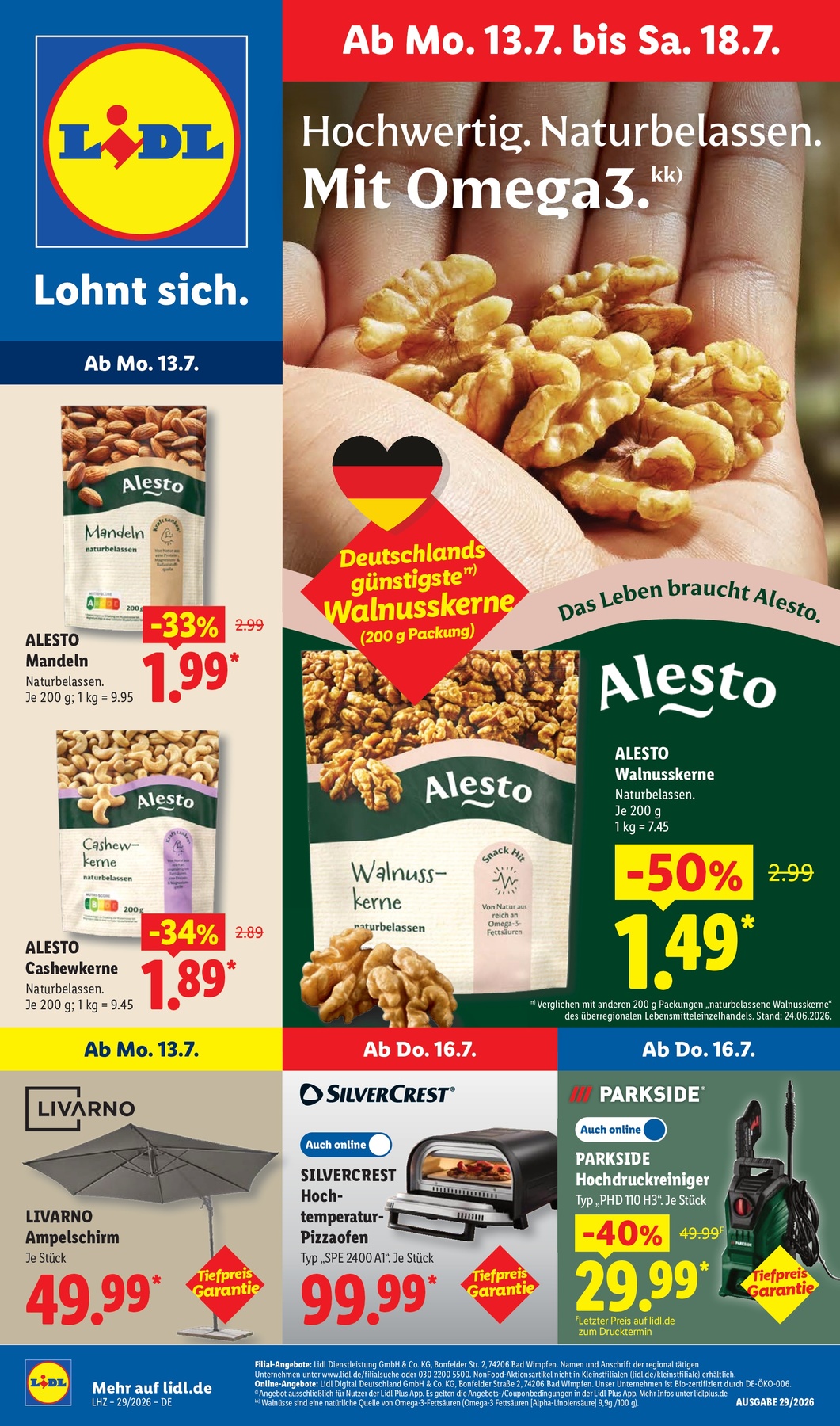 Lidl angebote 13.07.2026