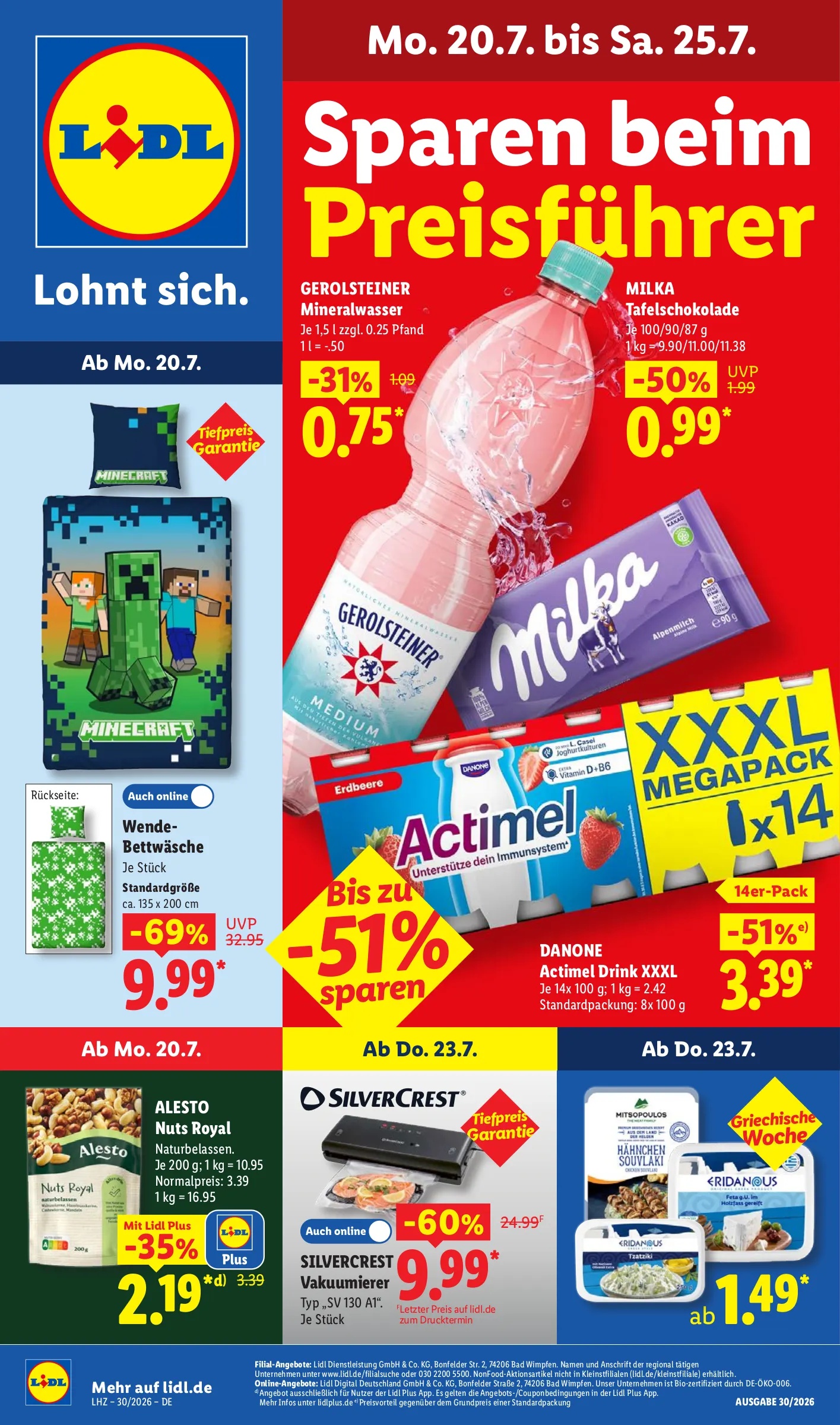 Lidl angebote 20.07.2026