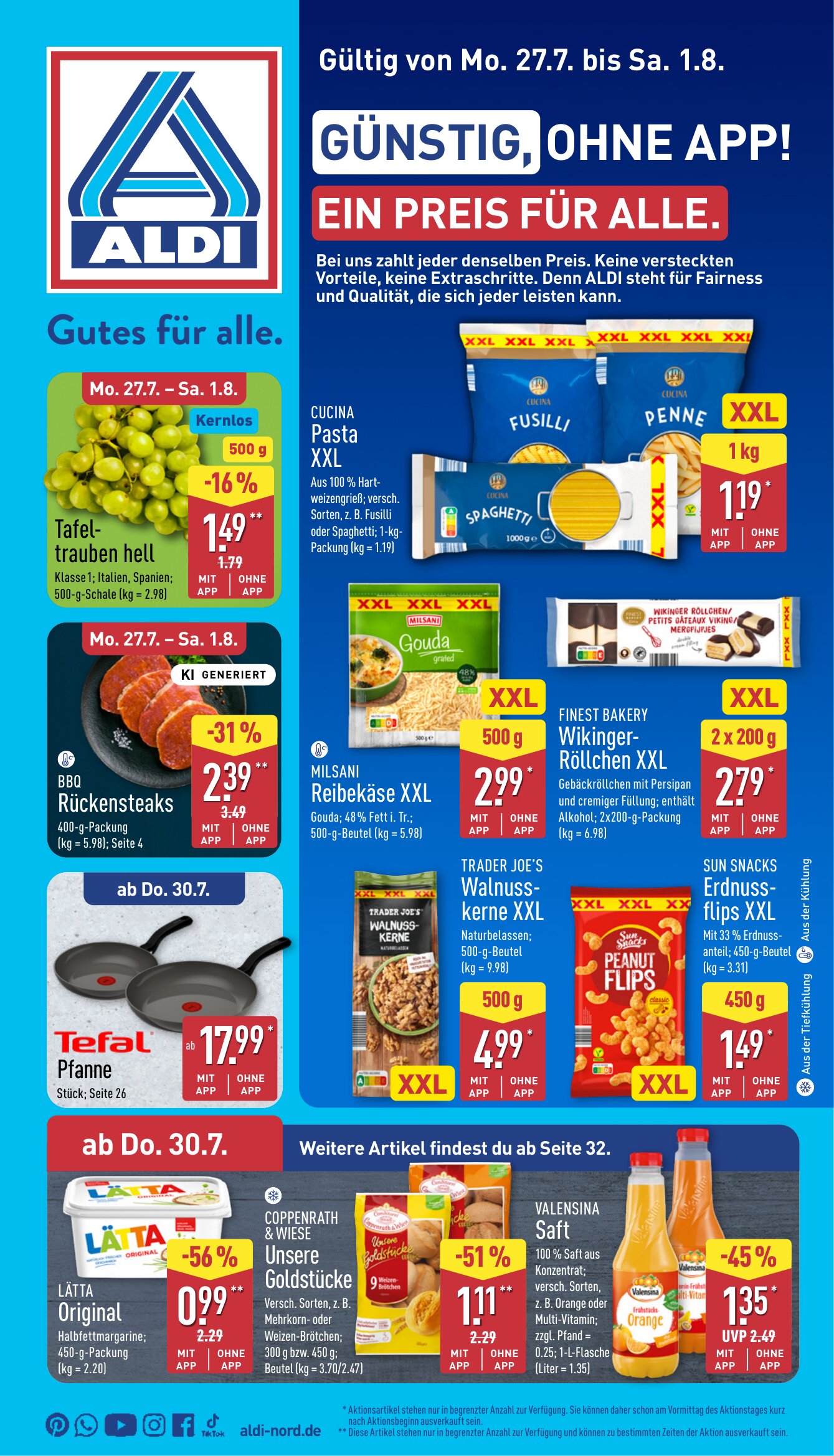 ALDI Nord angebote 27.07.2026