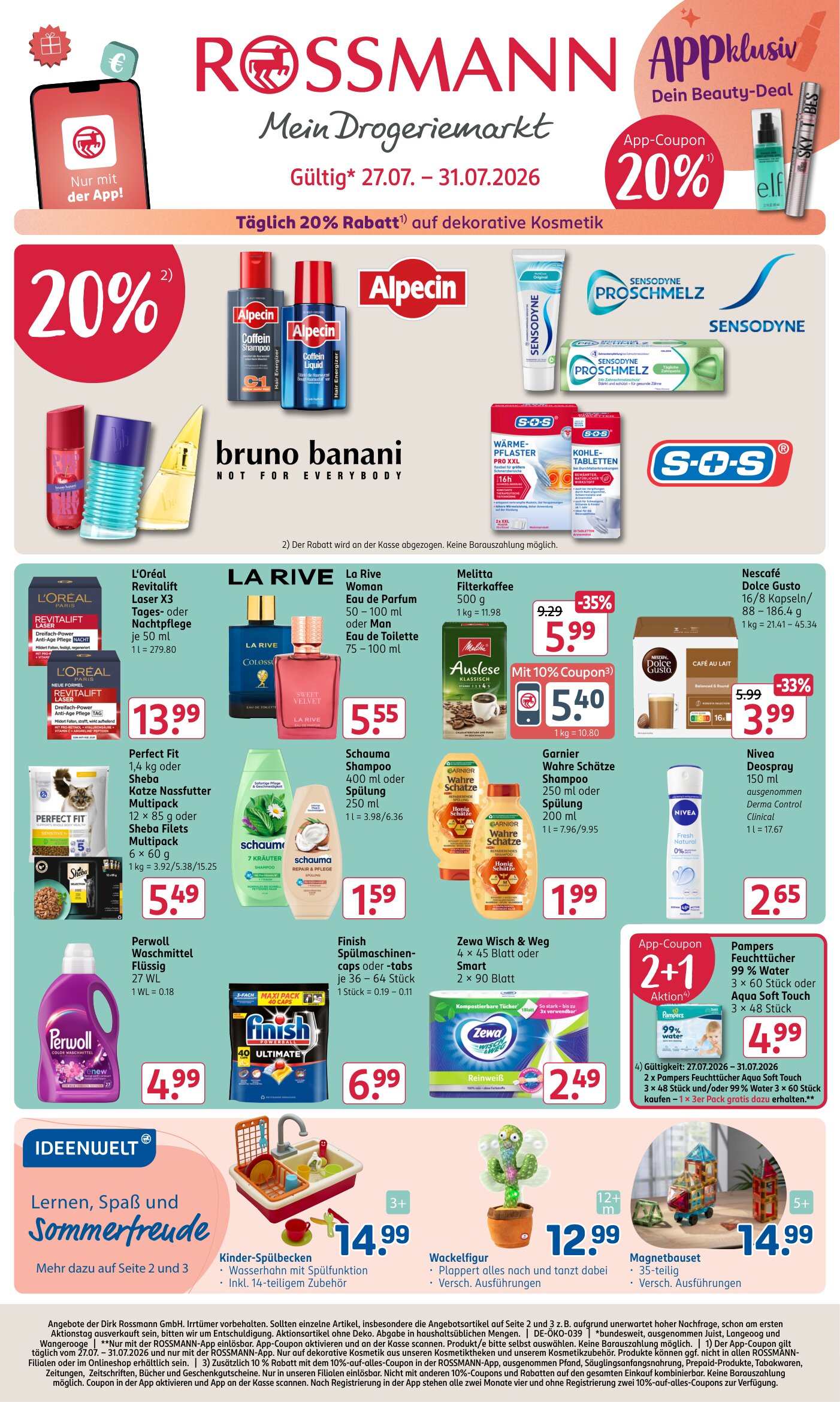 Rossmann angebote 27.07.2026