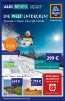 Aldi SÜD Reisen Prospekt