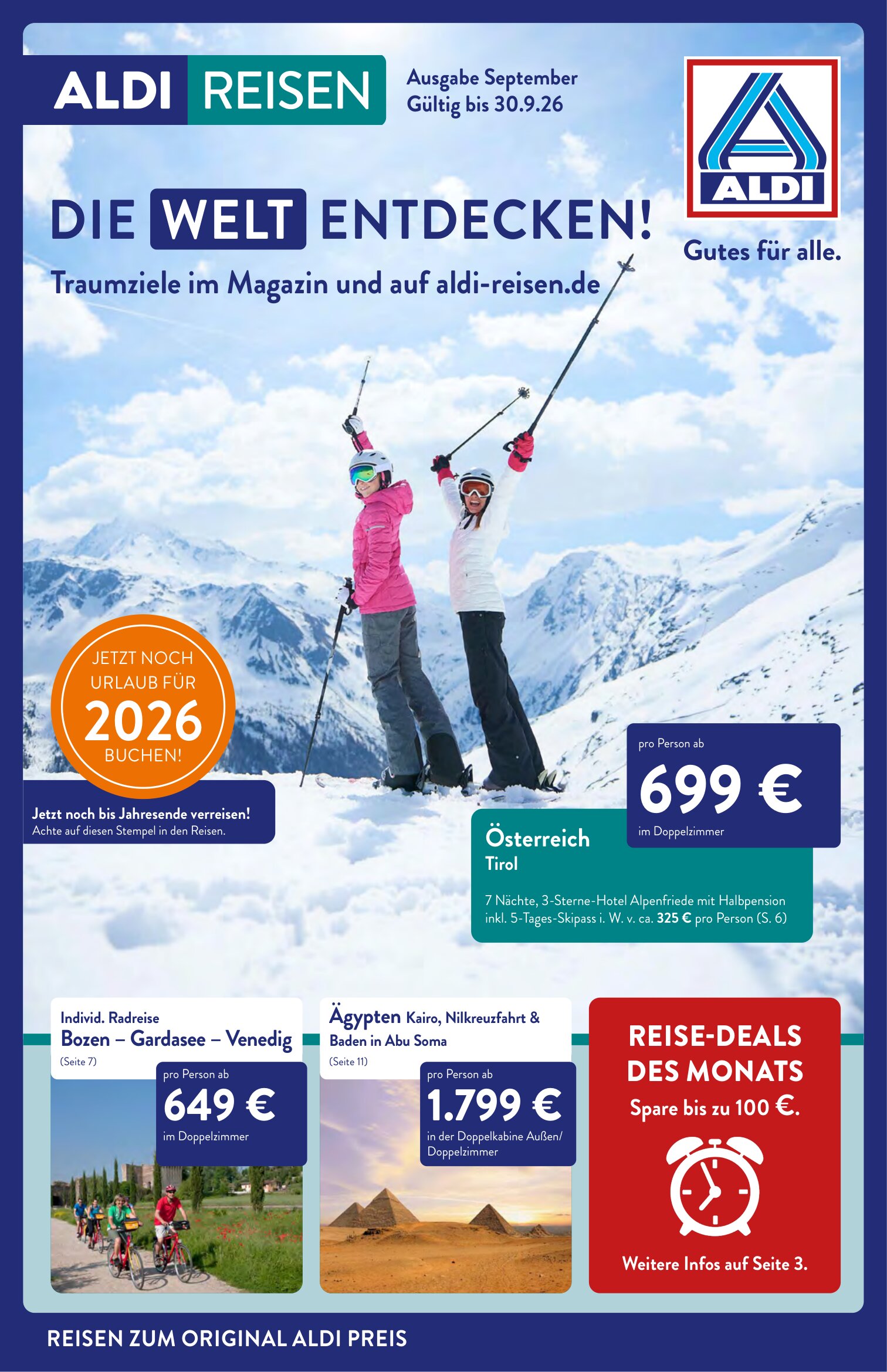 Aldi Nord Reisen Prospekt