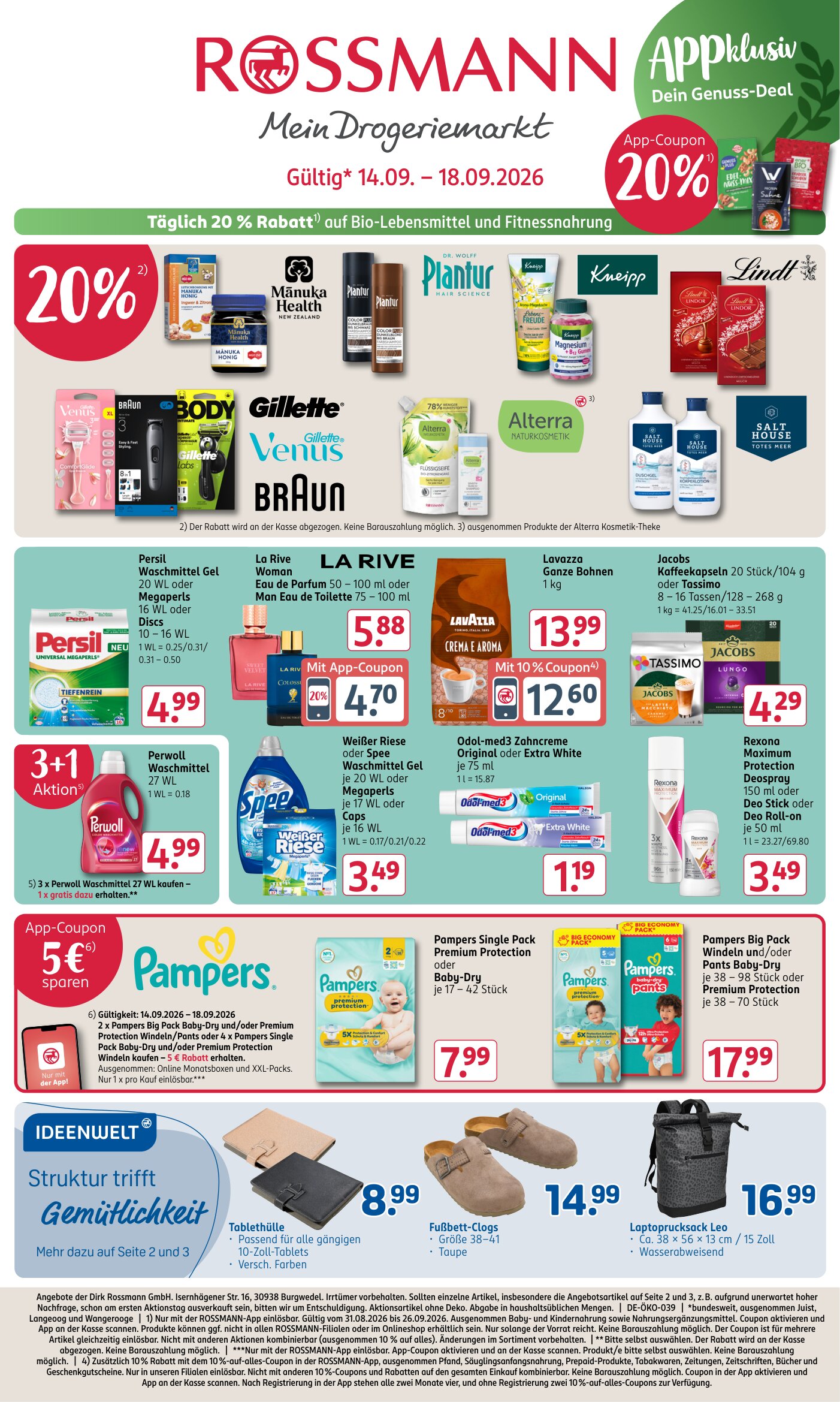 Rossmann angebote 14.09.2026