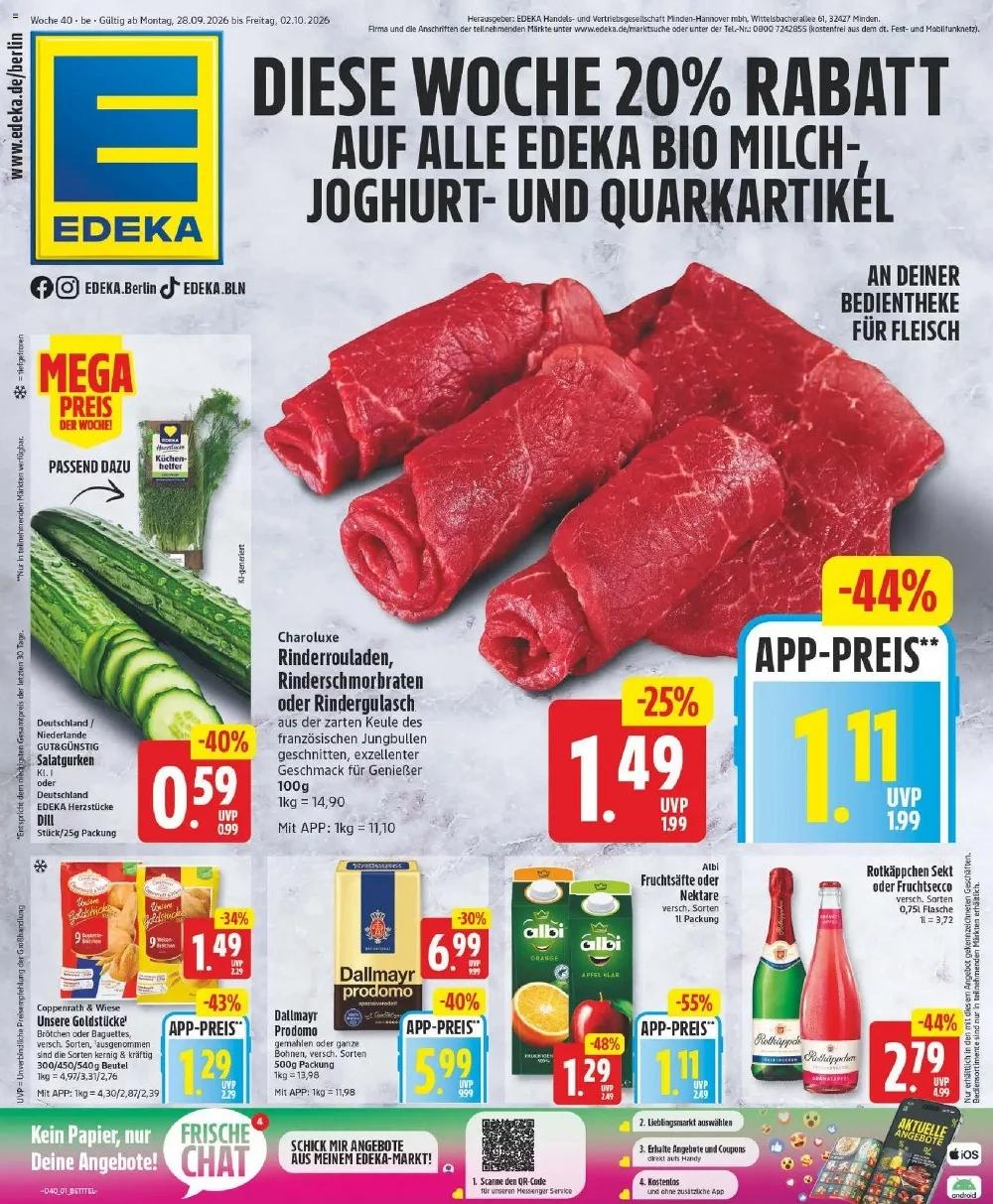 Edeka angebote 28.09.2026