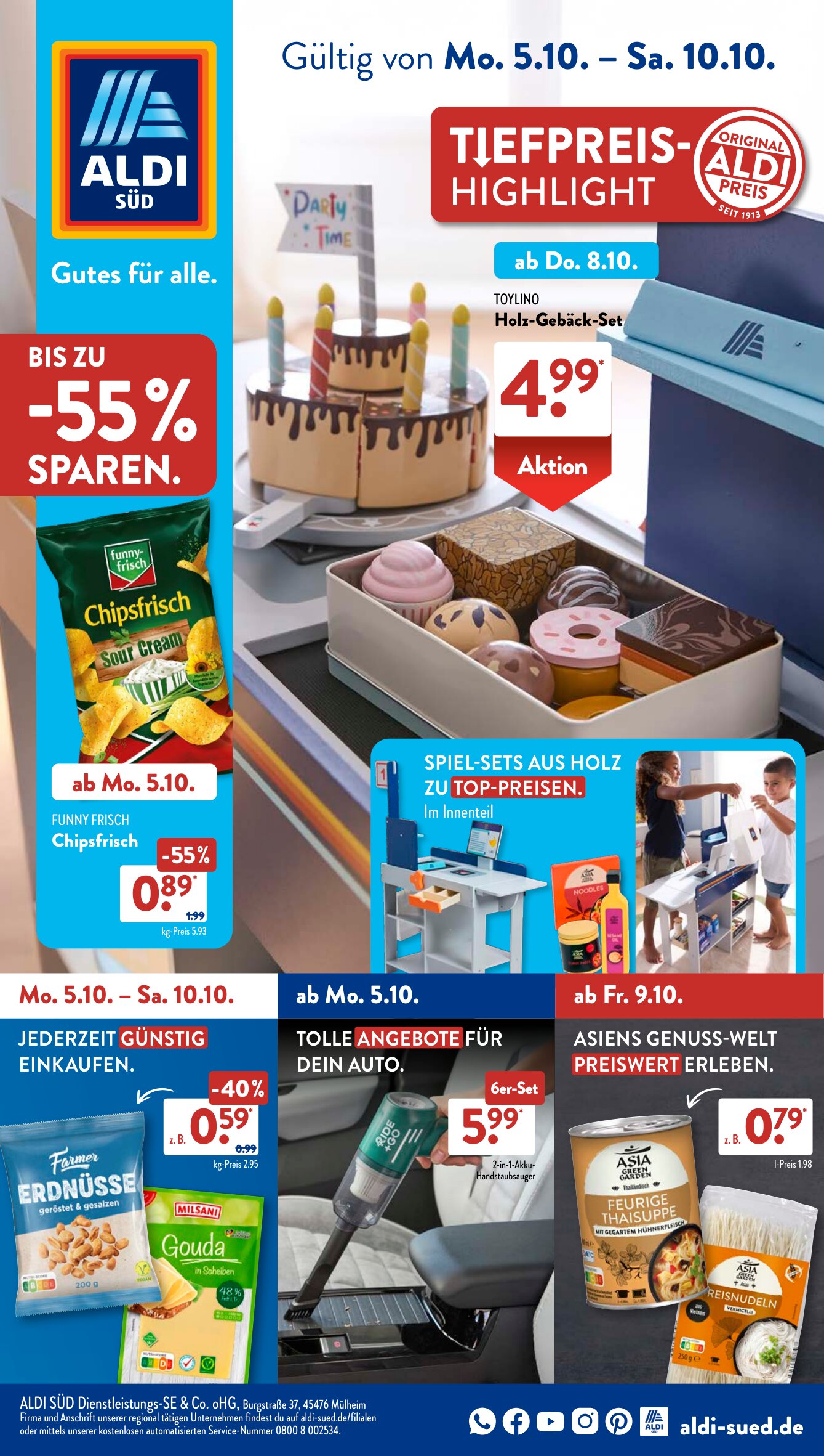 ALDI SÜD angebote 05.10.2026