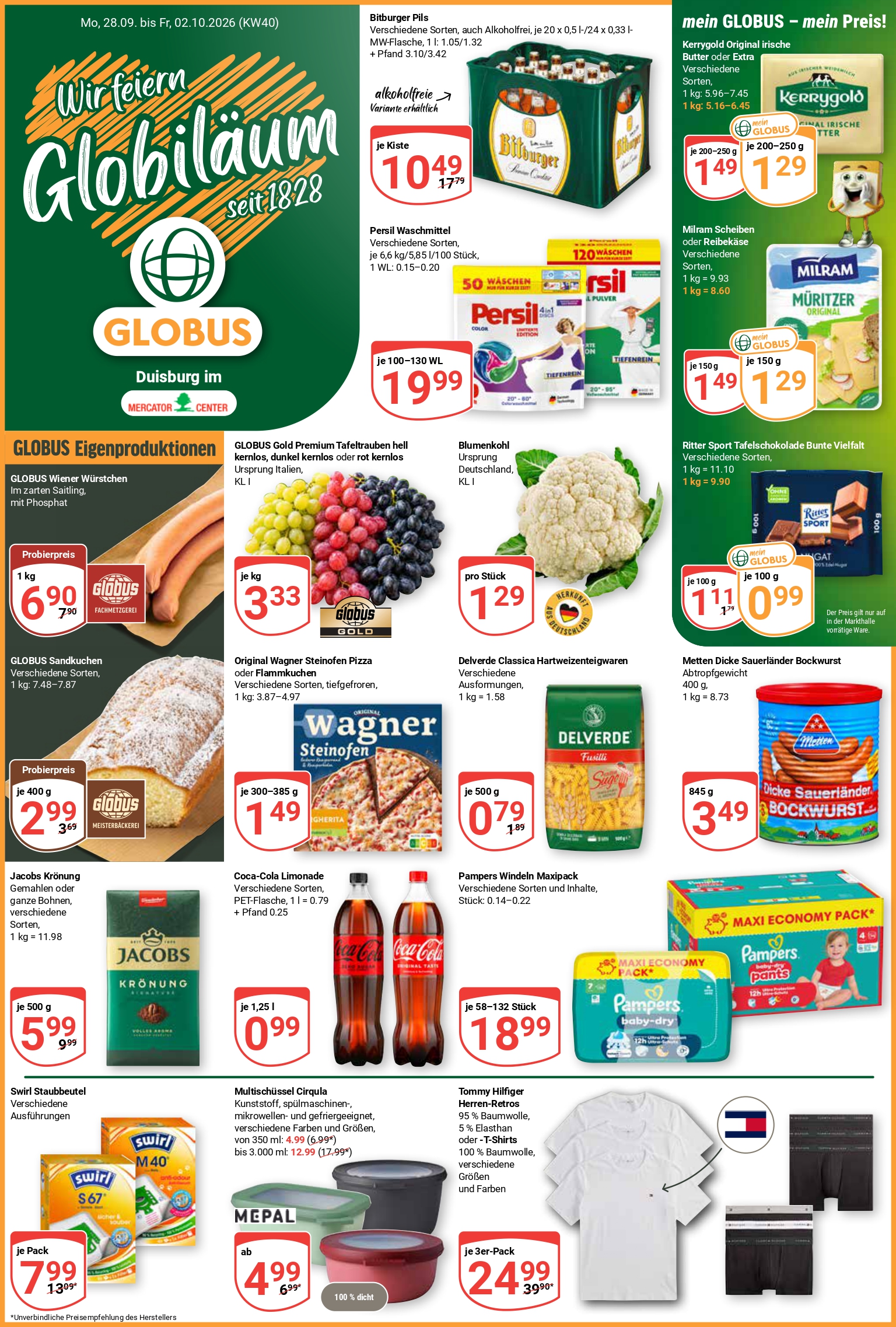 Globus Baumarkt angebote 28.09.2026