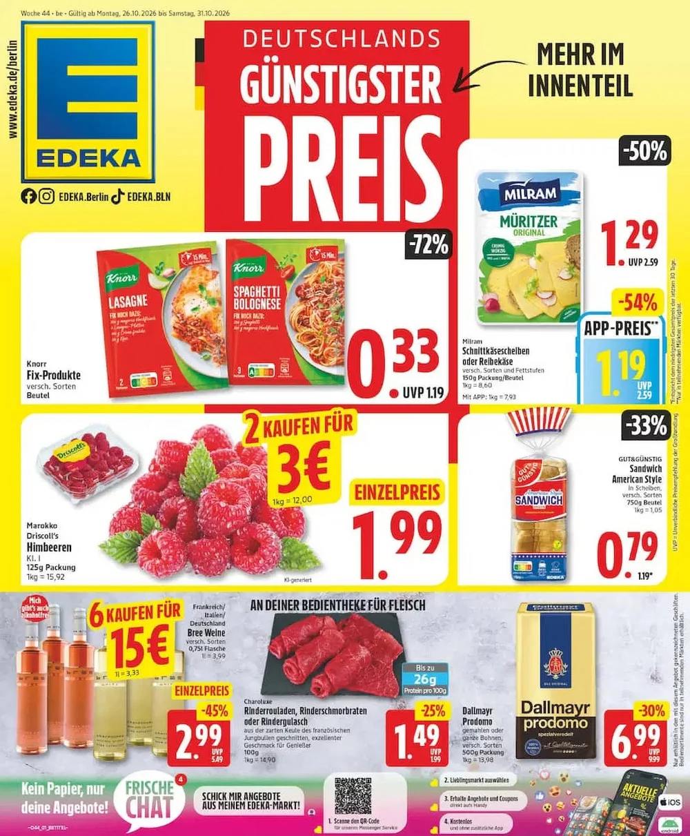 Edeka angebote 26.10.2026