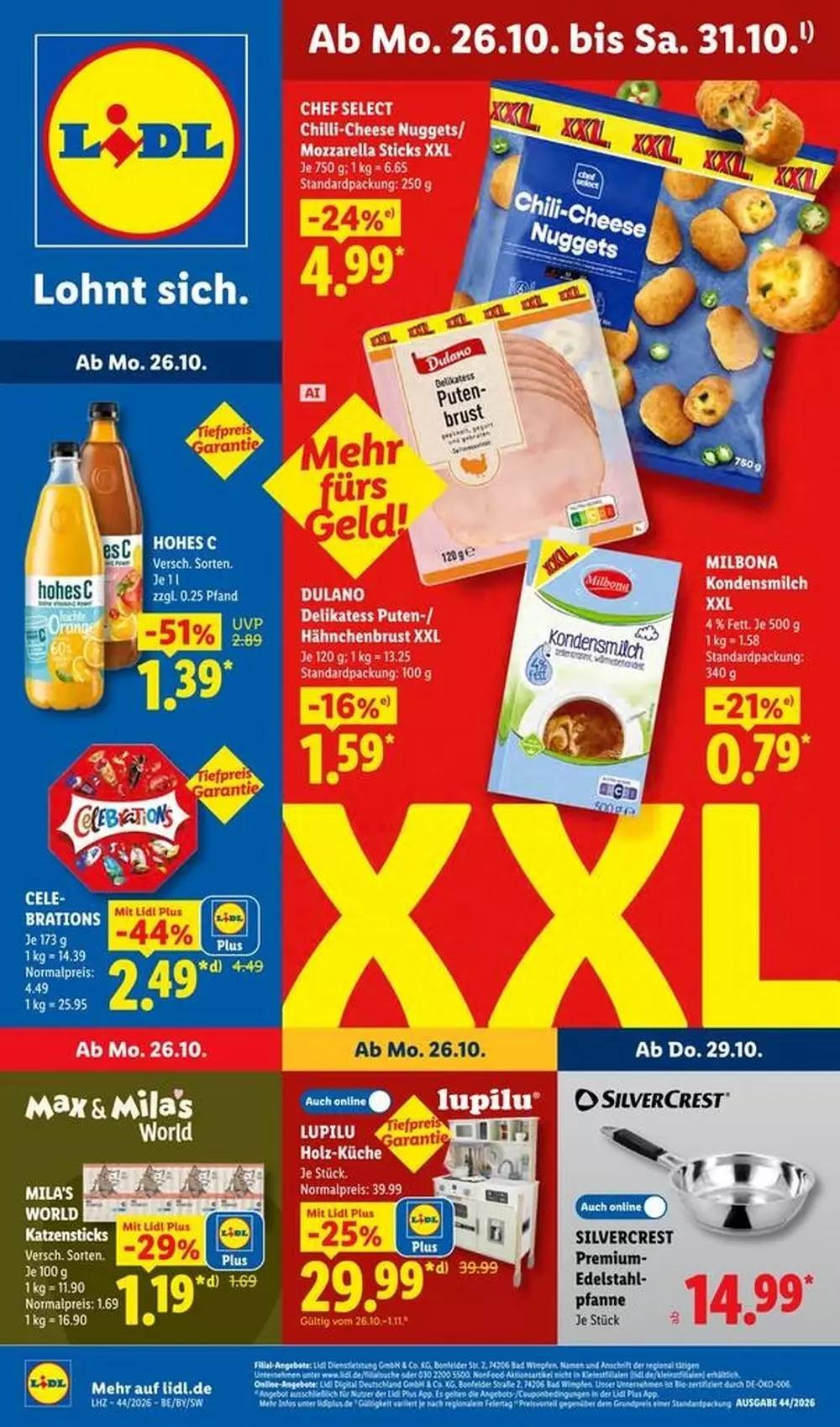 Lidl angebote 26.10.2026
