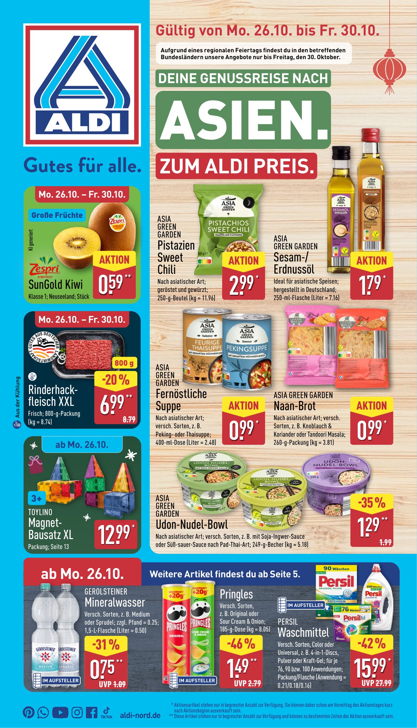 ALDI Nord angebote 26.10.2026