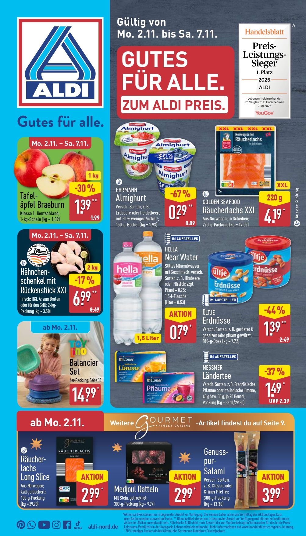 ALDI Nord angebote 02.11.2026